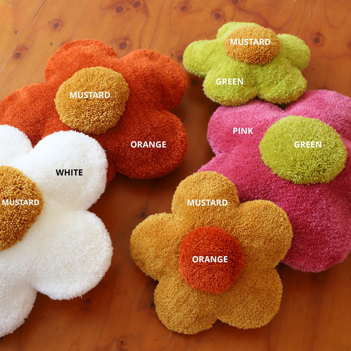 Flower Pillows - Flower Power Collection