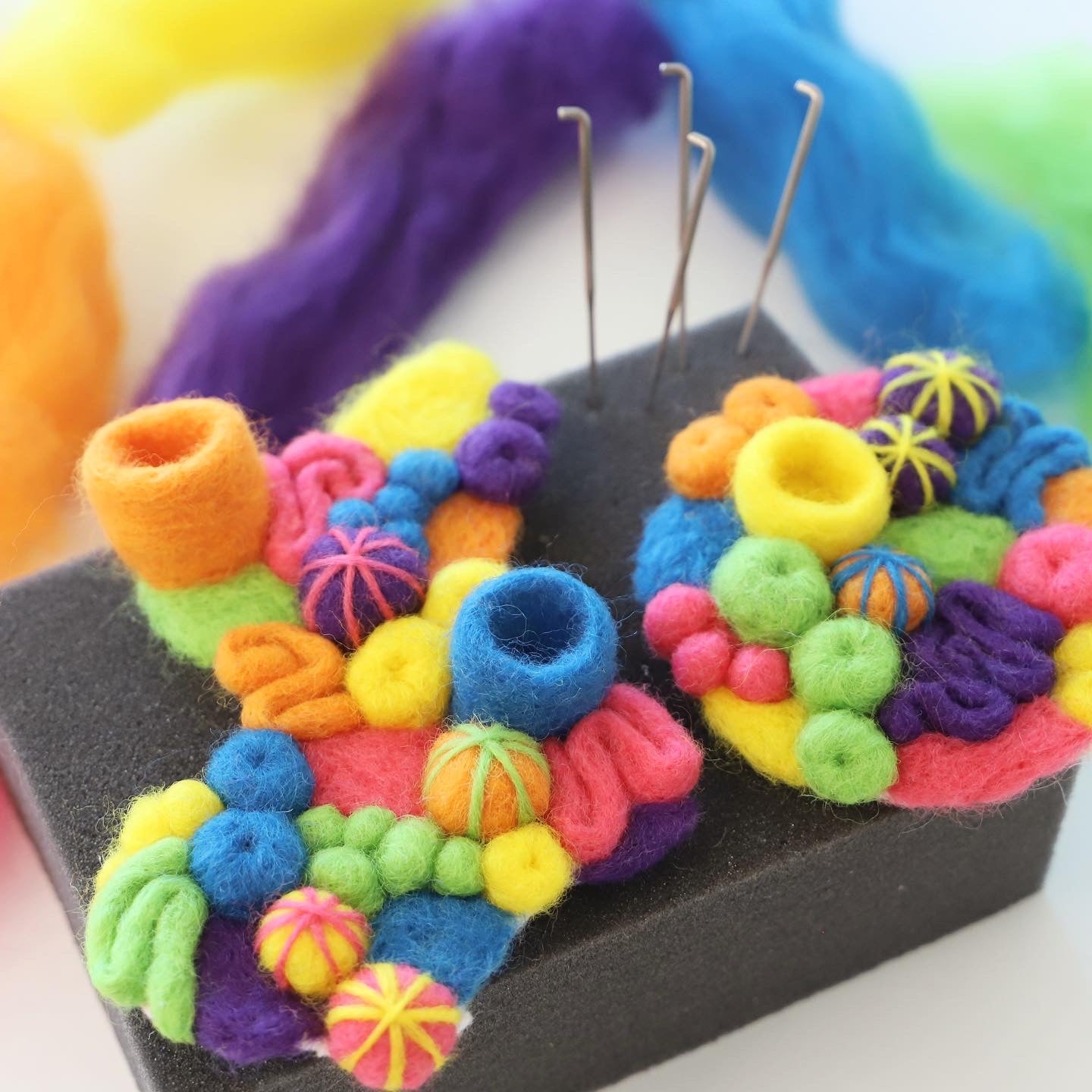 Fantastic Felting - Needle Felted Seascapes Kit - RAINBOW – Felicia Murray